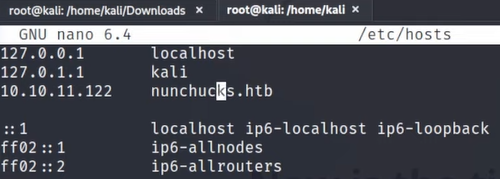 Configuración etc/hosts
